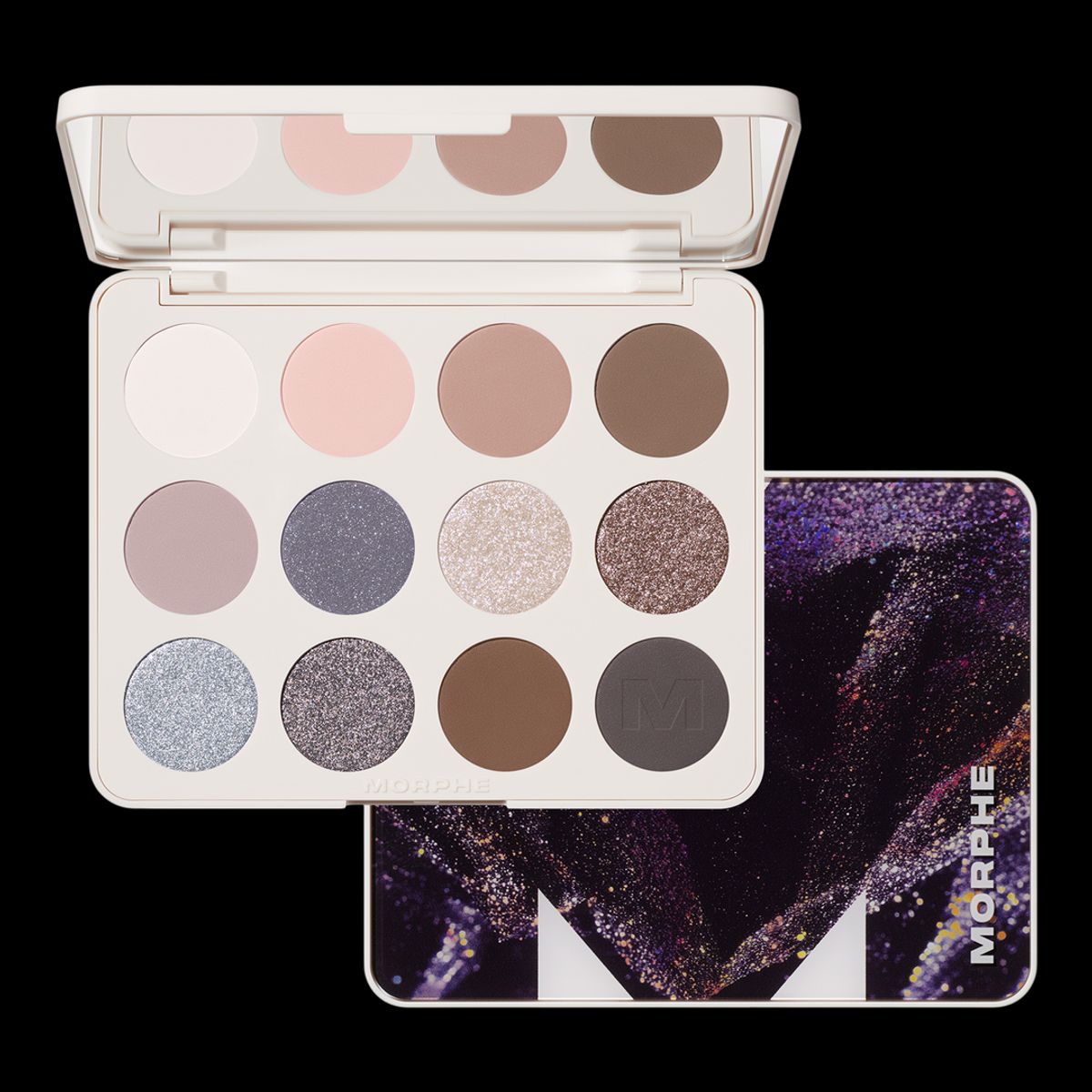 MORPHE - Paleta de Sombras 12-Pan ChromaPlus - Moon Stone Morphe