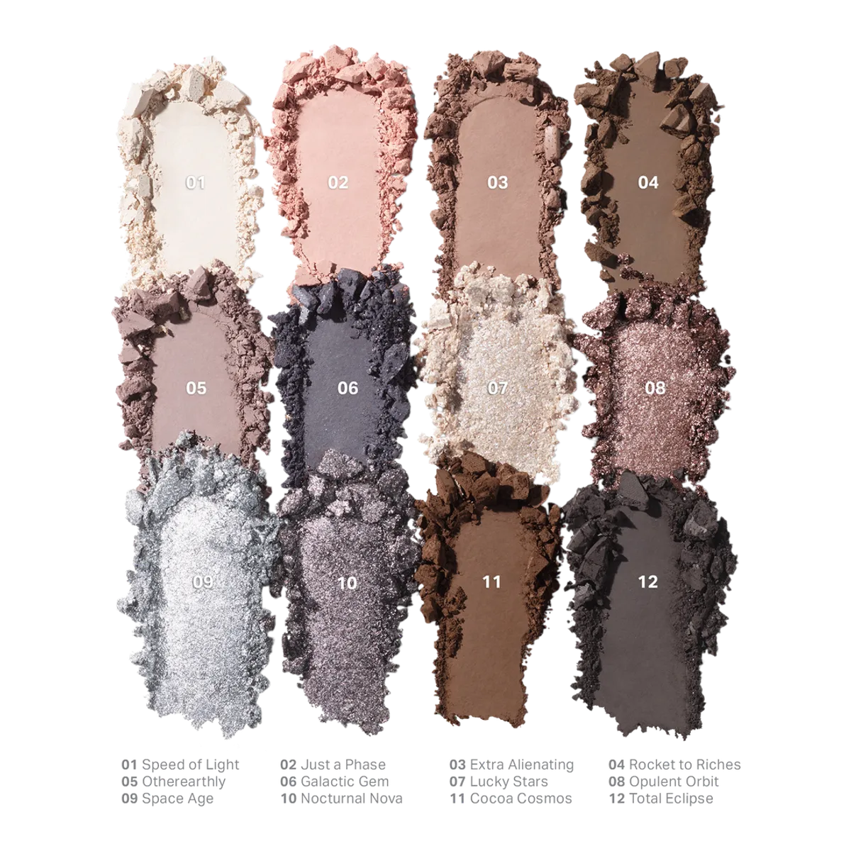 MORPHE - Paleta de Sombras 12-Pan ChromaPlus - Moon Stone Morphe