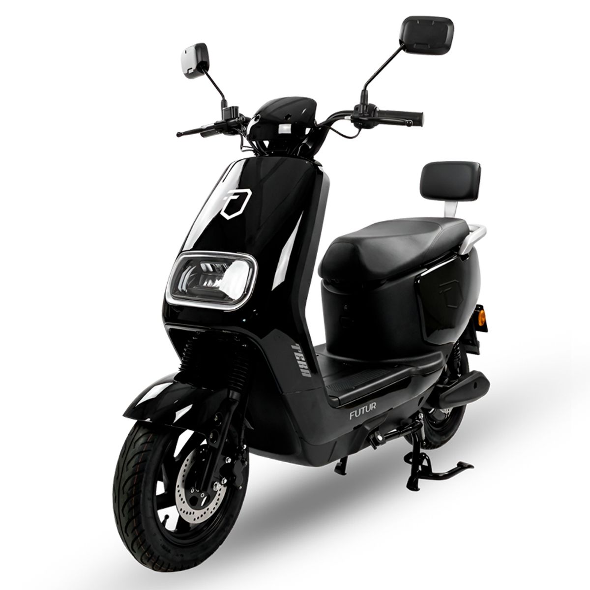 FUTUR - Moto Eléctrica TERA de Litio, 50kmh, 45km, 800W Negro
