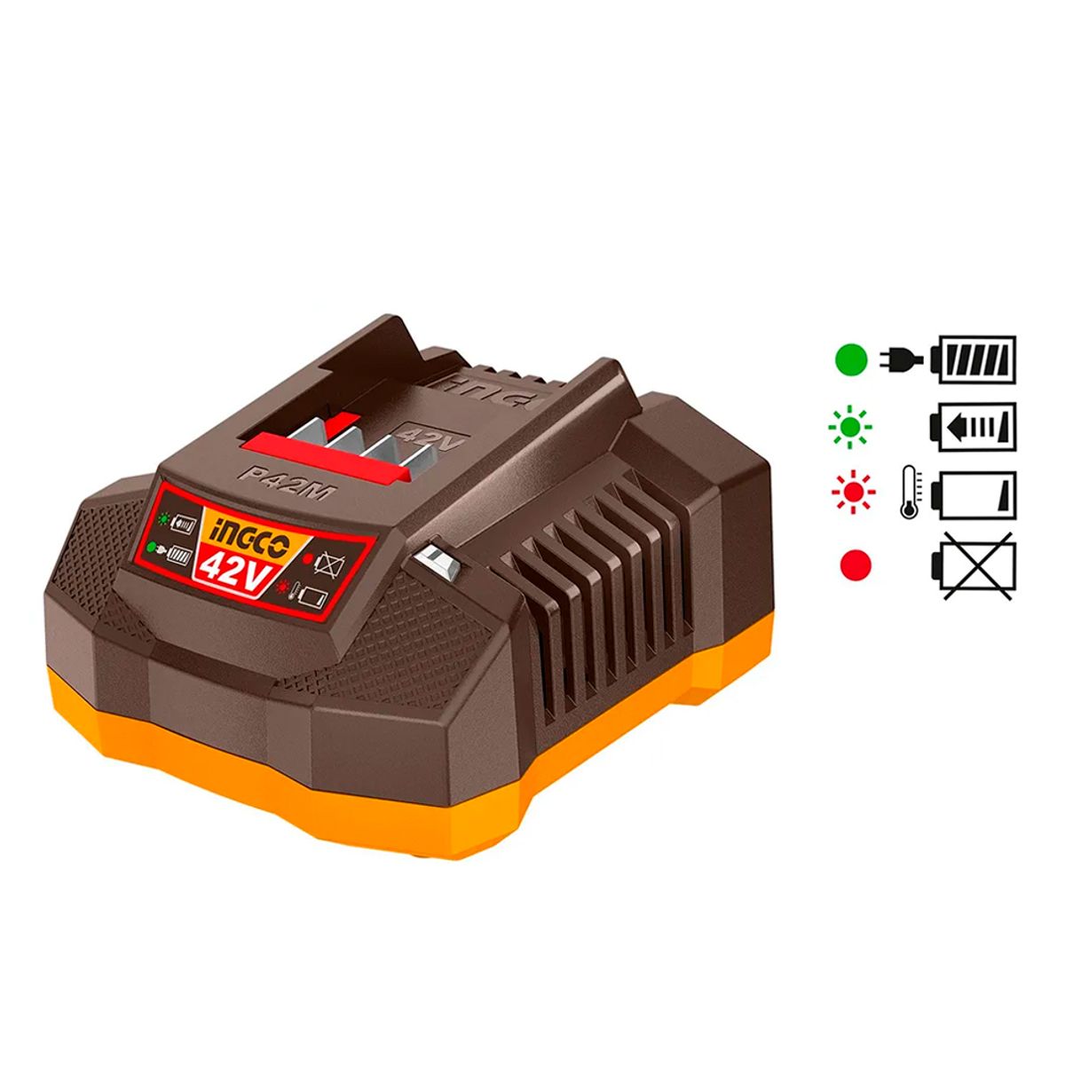 INGCO - Cargador Batería Ingco 42V 2.0AH P42M FCLI42021
