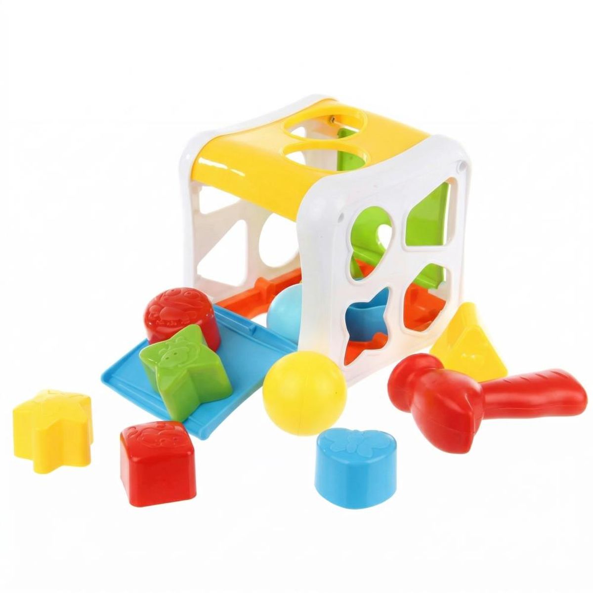 GENERICO - Juego de Encaje - Cubo Didáctico con martillo