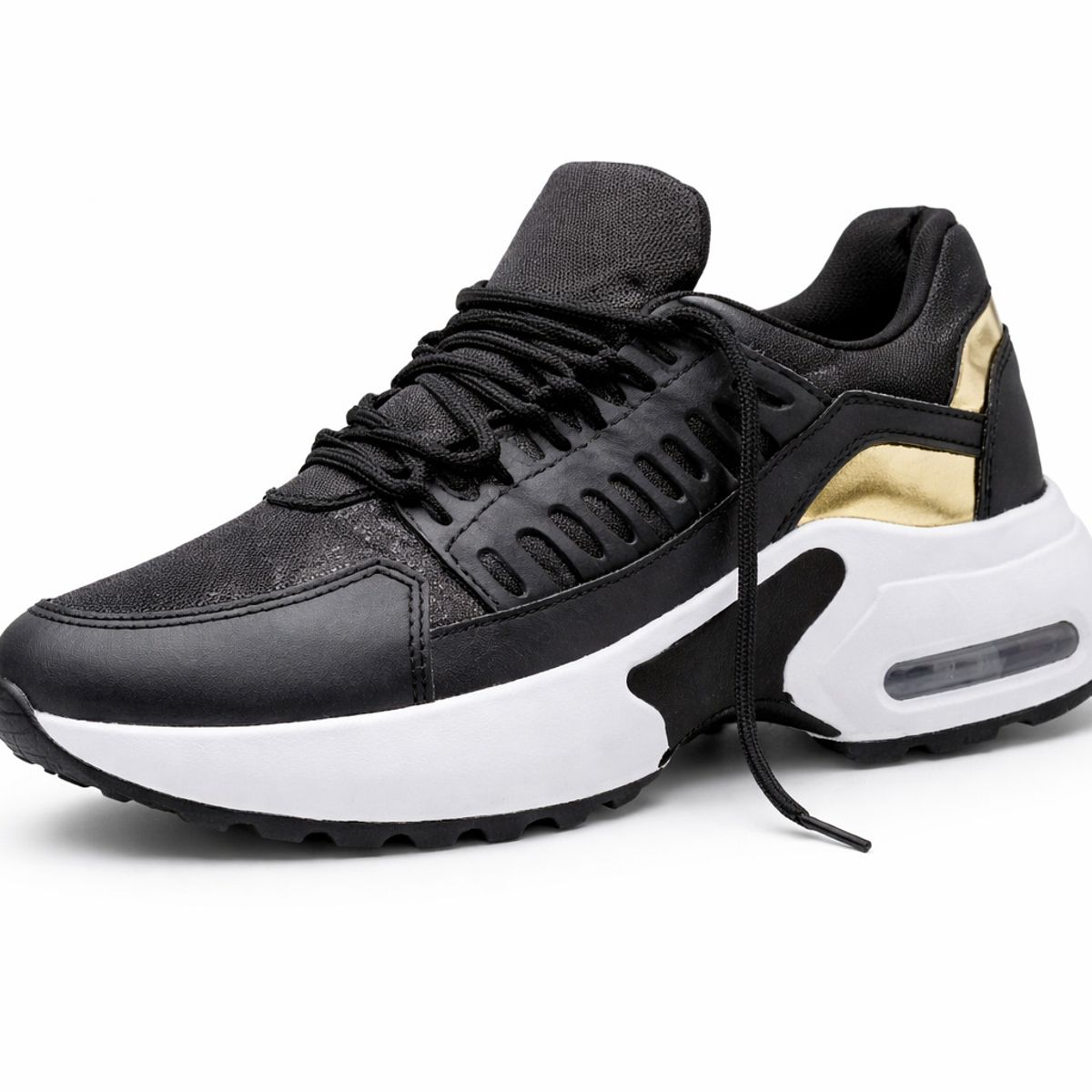 GENERICO - Zapatillas Mujer Ultralivianas con Cámara de Aire, PU y textil