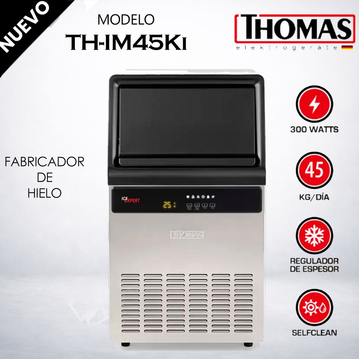 THOMAS - Máquina de Hielo TH-IM45Ki