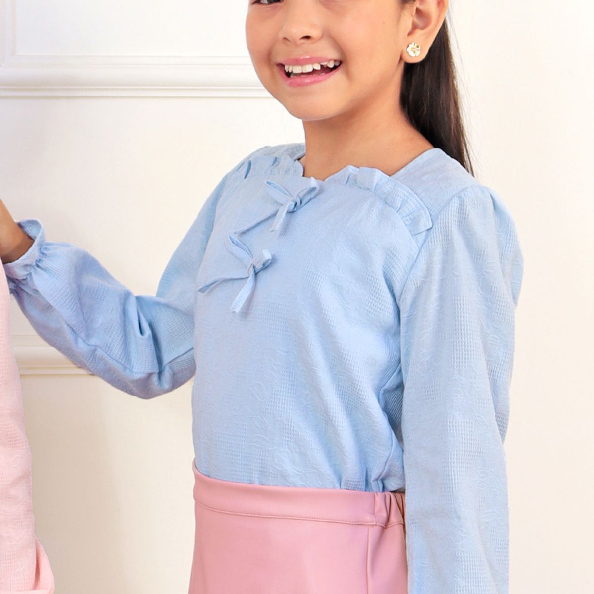 KIDS MASHMELO - Blusa en Tela Labrada para niñas Kids Mashmelo