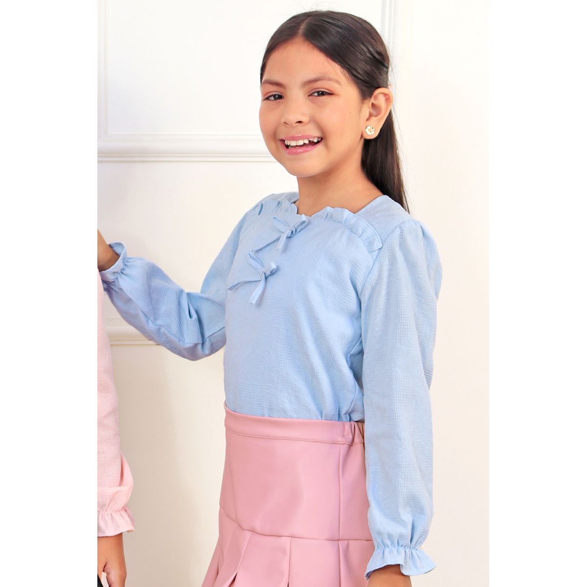 KIDS MASHMELO - Blusa en Tela Labrada para niñas Kids Mashmelo