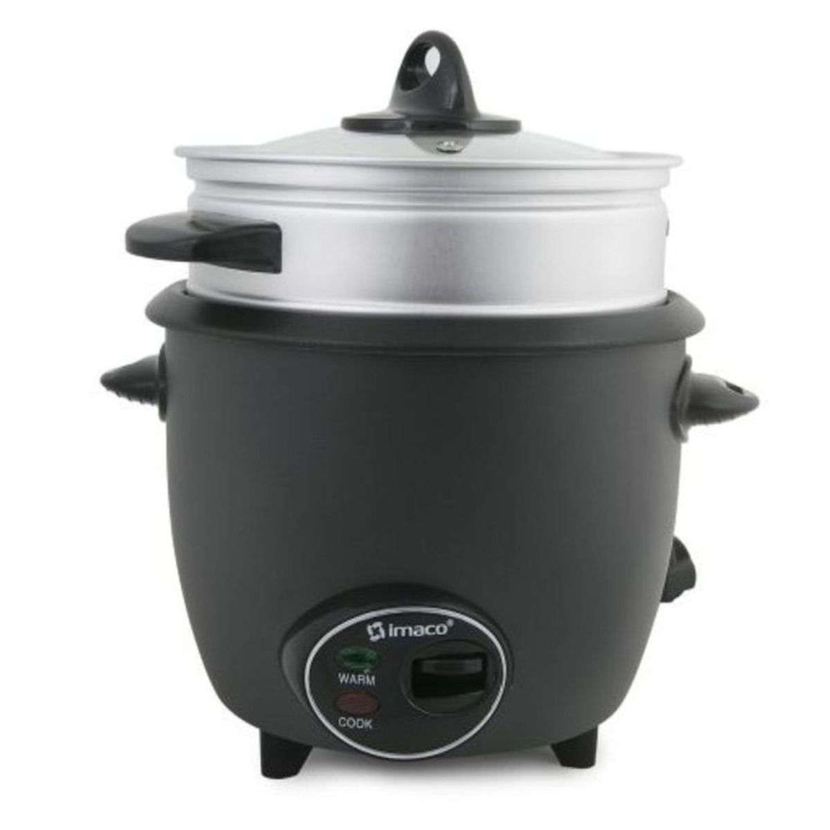 IMACO - Olla Imaco Arrocera  RC6ES 1.2L Gris – Compacta, Rápida y Fácil de Usar