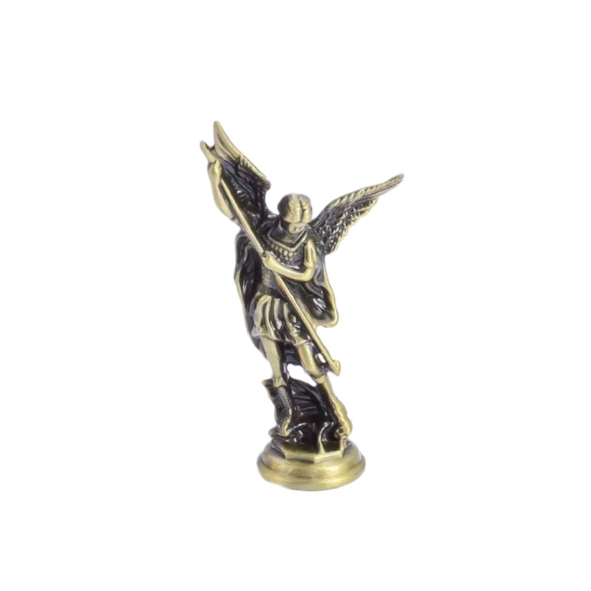 Estatuilla del Arcangel San Miguel color Bronce edicion Limitada, marca GENERICO - Foto Principal