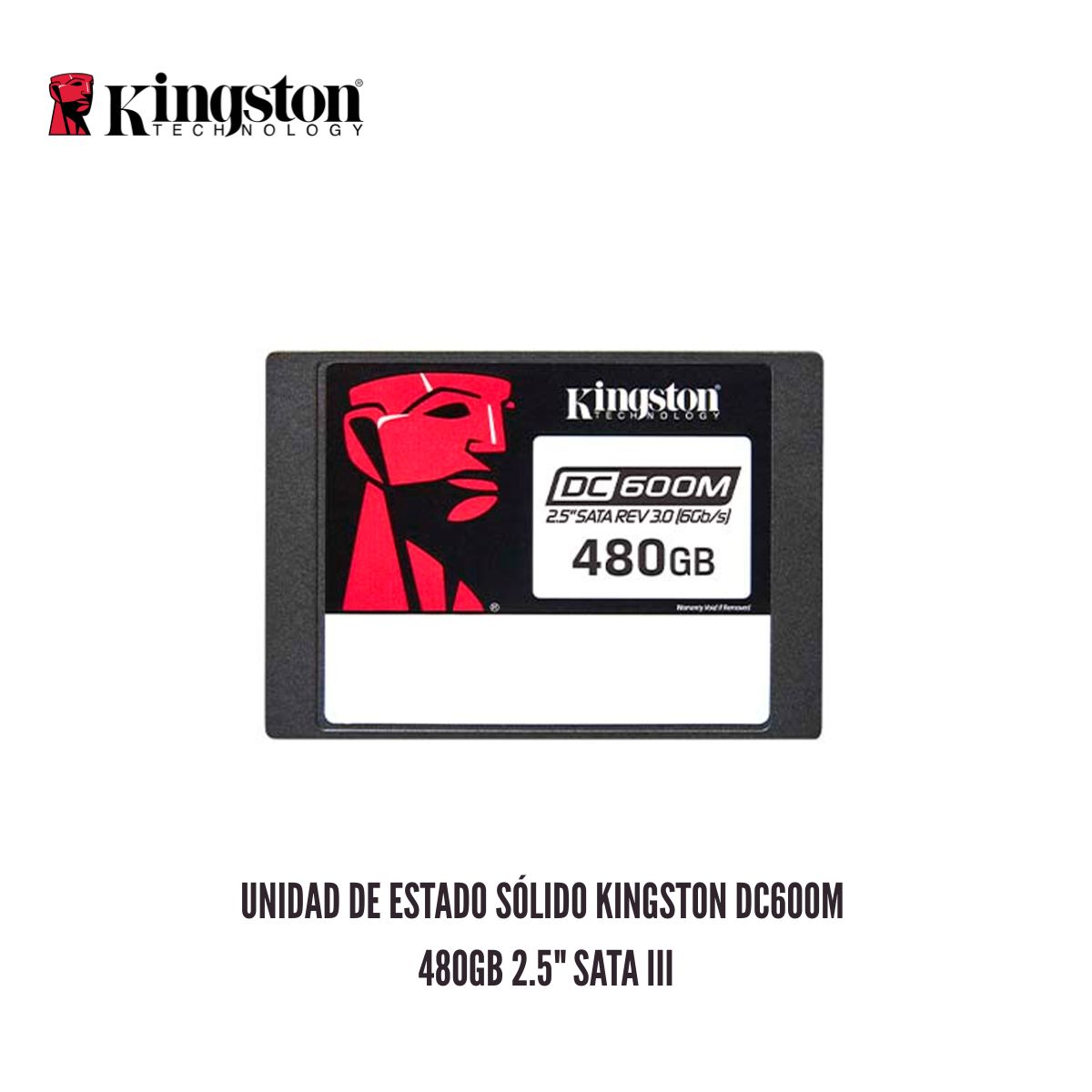 KINGSTON - UNIDAD DE ESTADO SOLIDO KINGSTON DC600M 480GB 2.5 SATA III