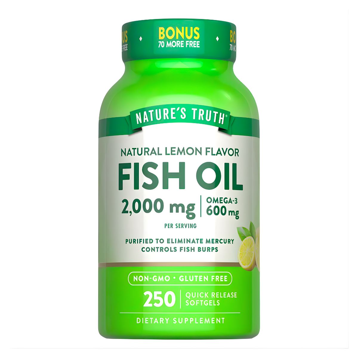 Nature'S Truth - PACK X 02 - Fish Oil 2000mg / Omega 3 Nature's Truth - 250 Cápsulas