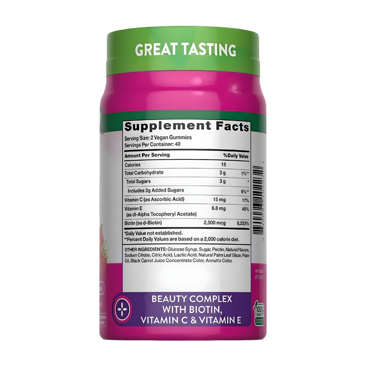 NATURE'S TRUTH - Hair, Skin & Nails Nature's Truth / Biotina 2500 mcg - 80 Gomitas