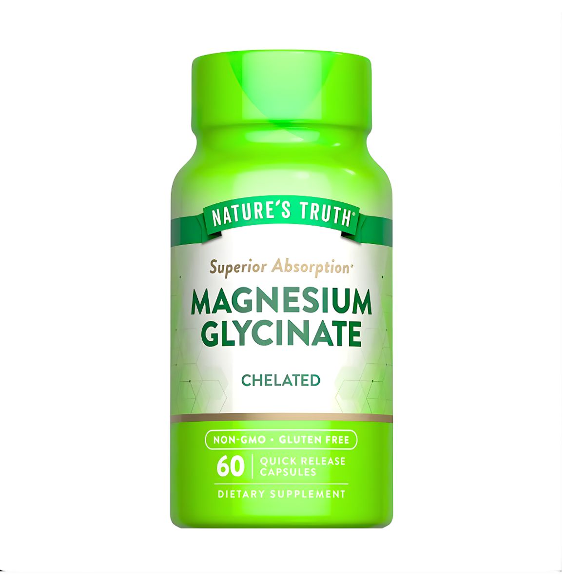 Nature'S Truth - Glicinato de Magnesio 200 mg Nature's Truth - 60 Capsulas