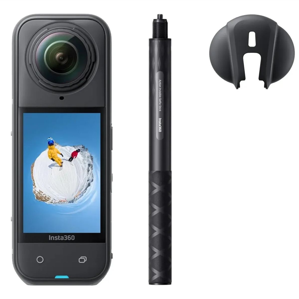 INSTA360 - Insta360 X5 Paquete Get-Set 8K HD Cámara de Acción con Selfie Stick