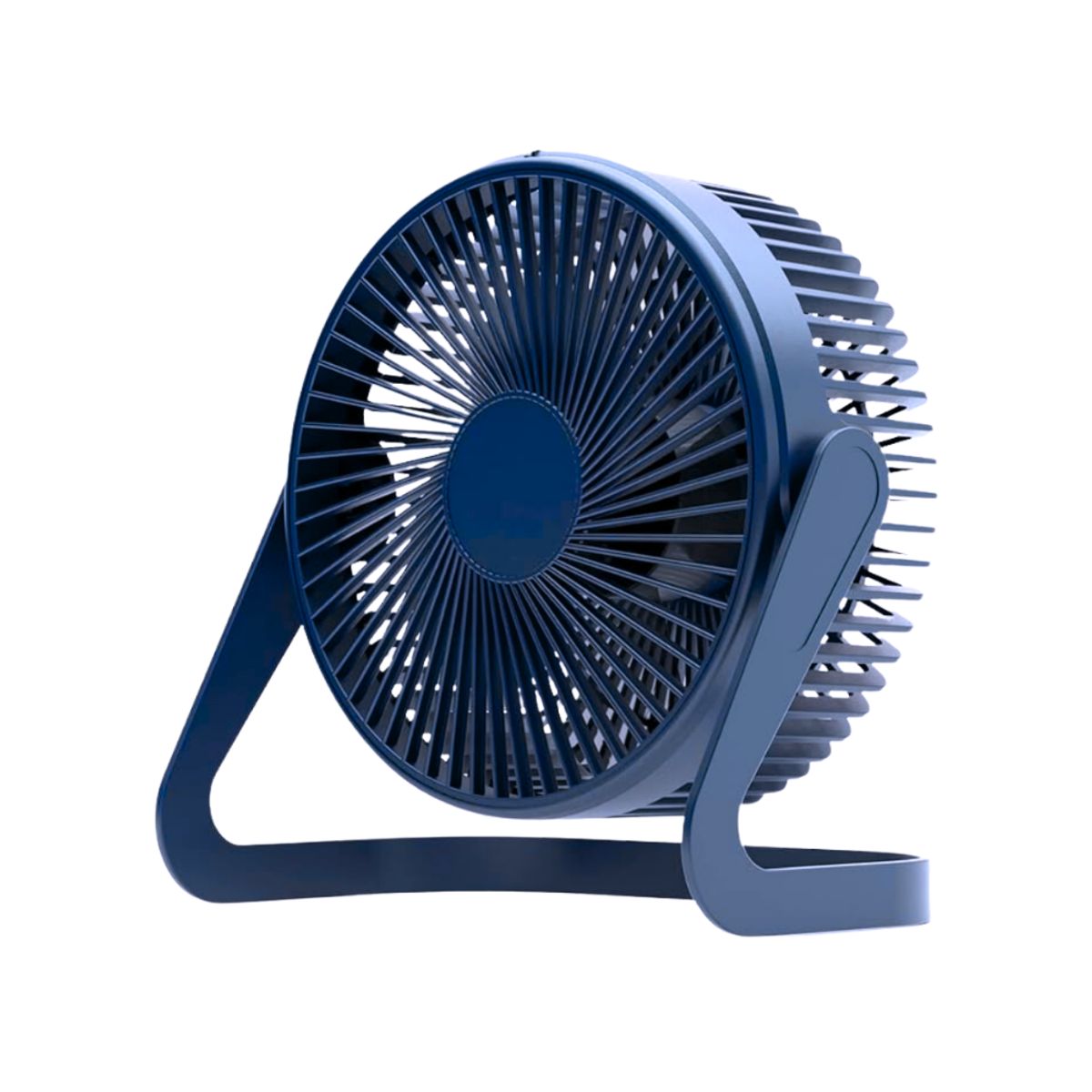 GENERICO - Ventilador de Escritorio Silencioso 19 CM YR-S602 - Azul Marino