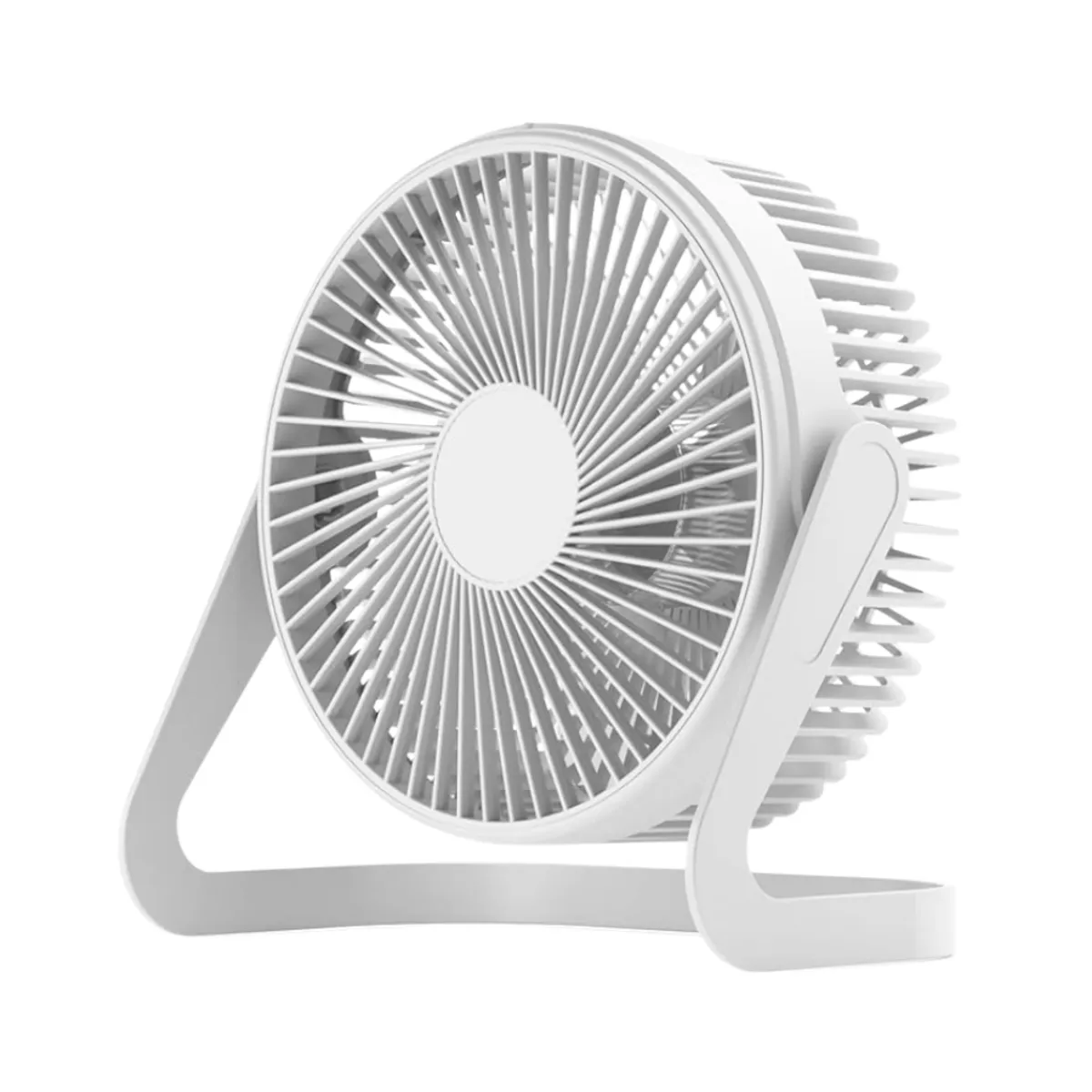 GENERICO - Ventilador de Escritorio Silencioso 19 CM YR-S602 - Blanco