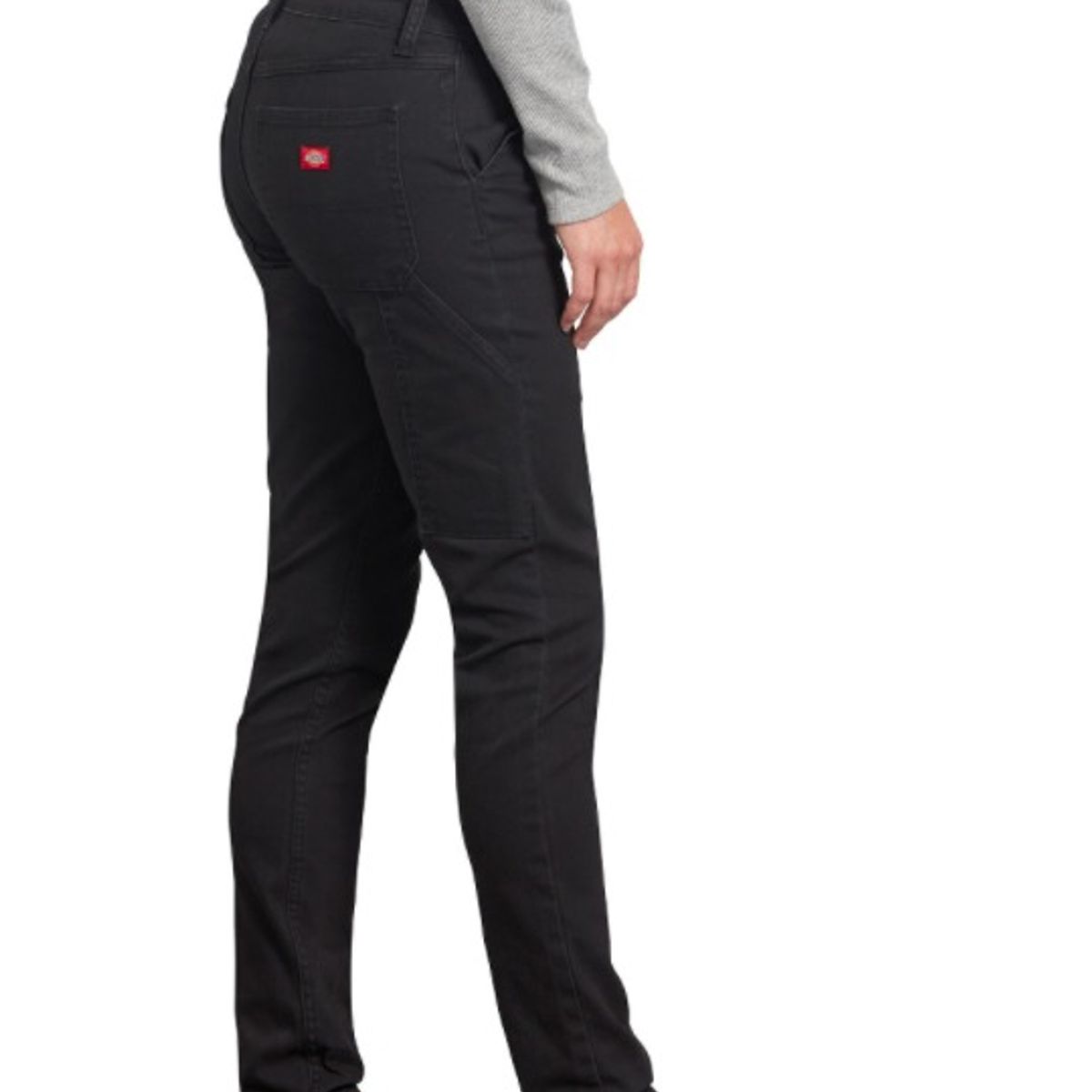 DICKIES - PANTALÓN DICKIES STRETCH DUCK CARPINTERO PARA MUJER NEGRO LAVADO