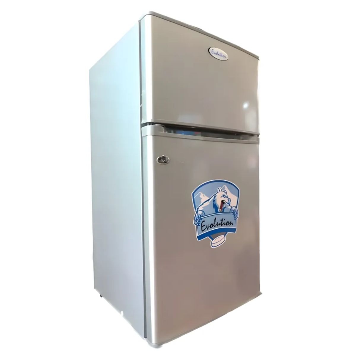 EVOLUTION - Frigobar Evolution De 2 Puertas De 105 Lts Bcd-105 - Gris