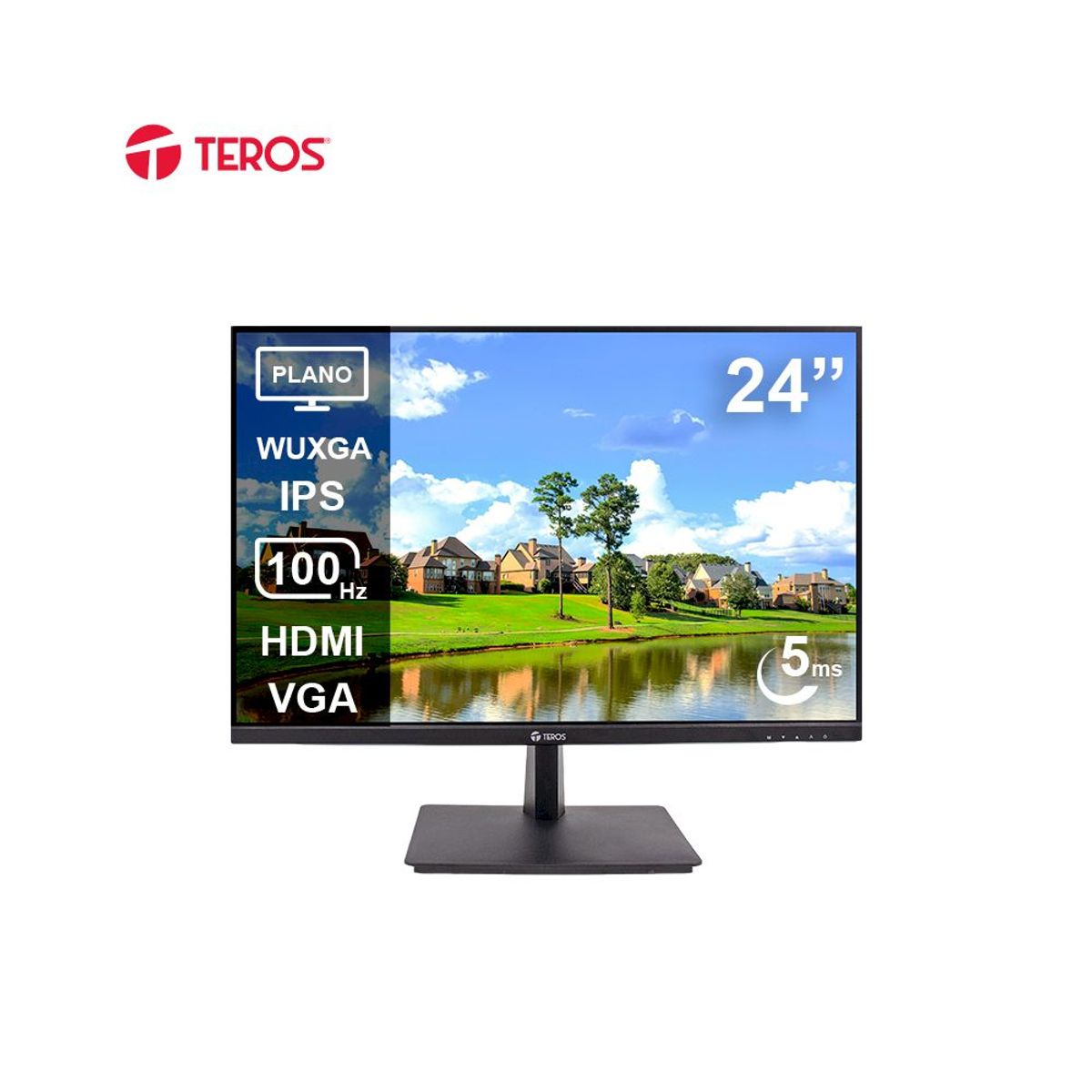 TEROS - Monitor Teros TE-2420CS 24″ IPS 1920×1200 100Hz 5ms HDMI VGA VESA