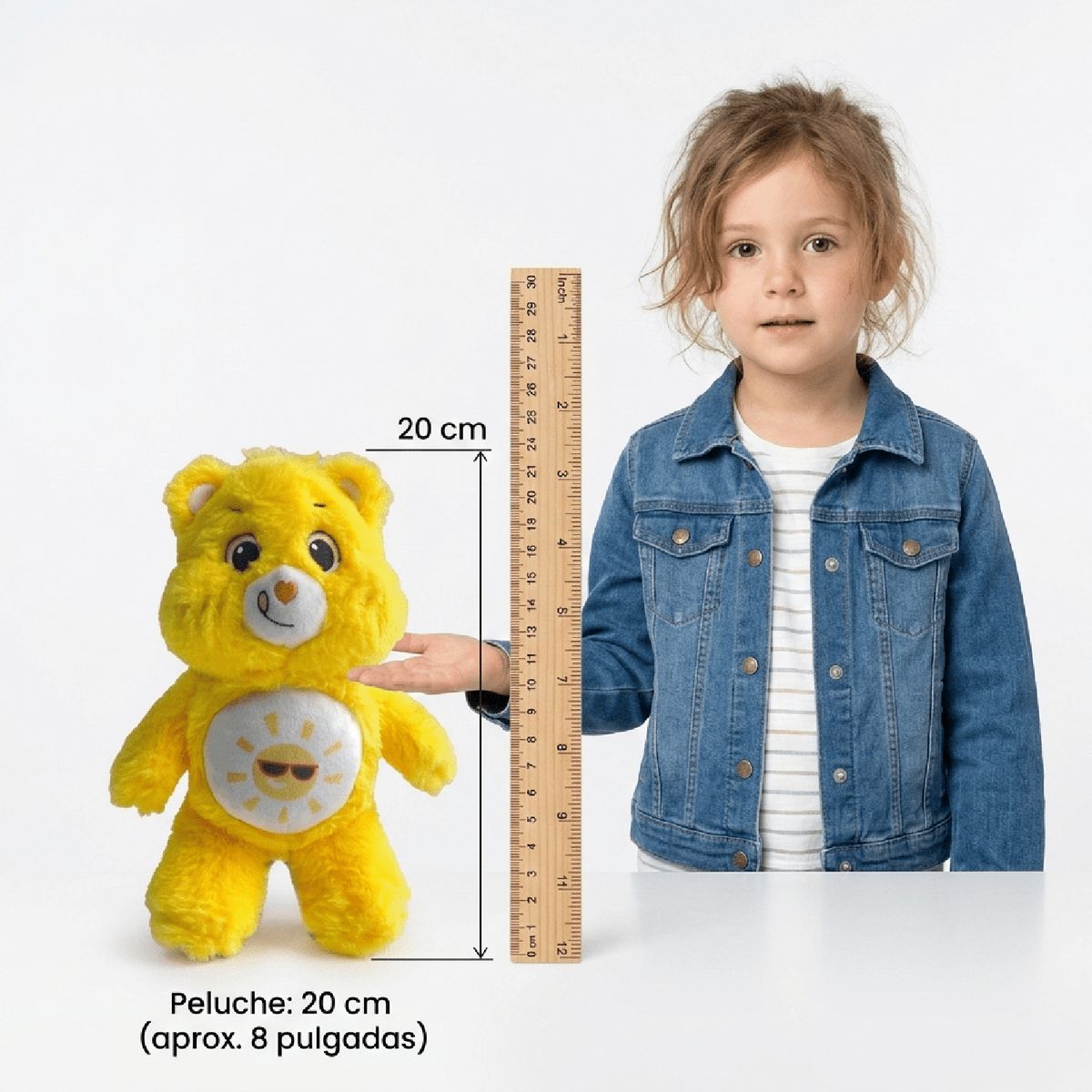TOYNG - Peluche Tiernosito Naranja 20 Cm - Ositos Cariñositos - Perú