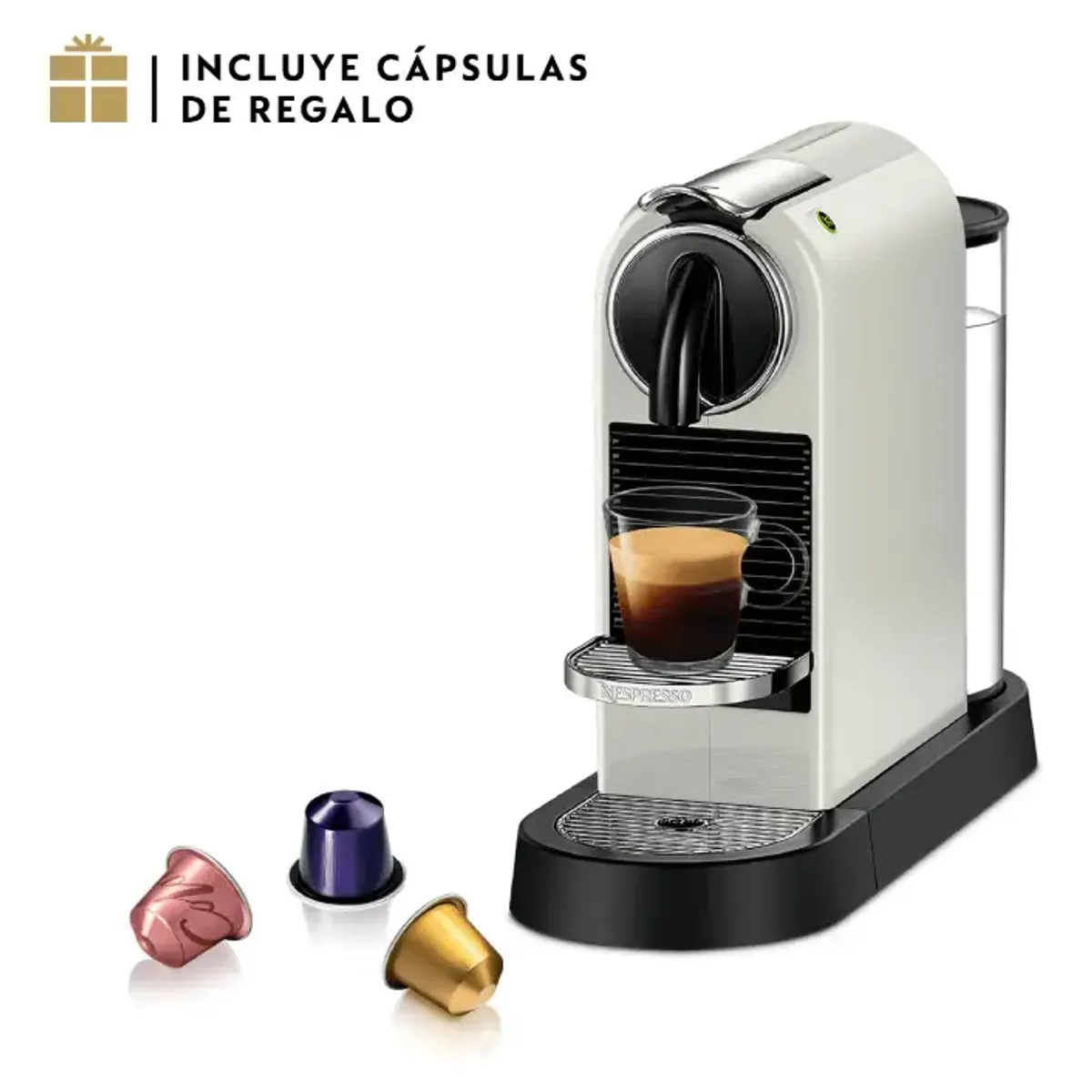 NESPRESSO - Cafetera Citiz White Nespresso Blanco