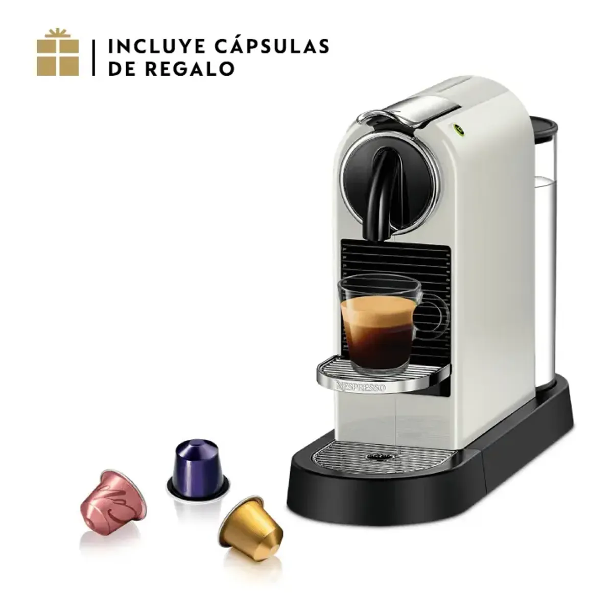 NESPRESSO - Cafetera Citiz White Nespresso Blanco