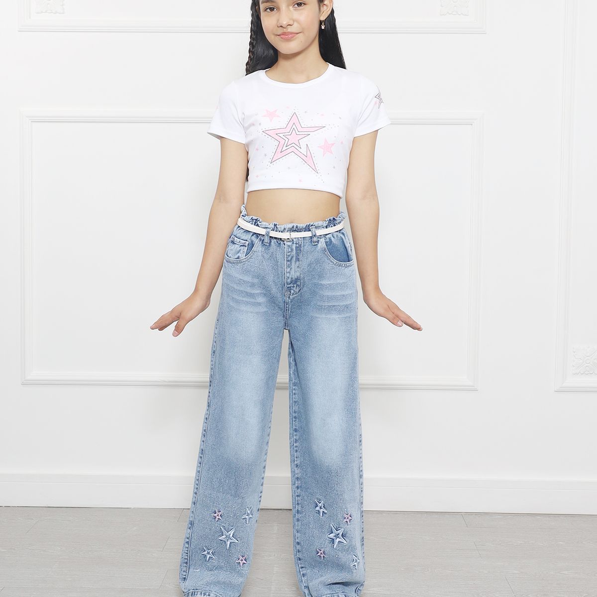 MINETTI KIDS - PANTALON STAR LUXE JEAN DE NIÑA