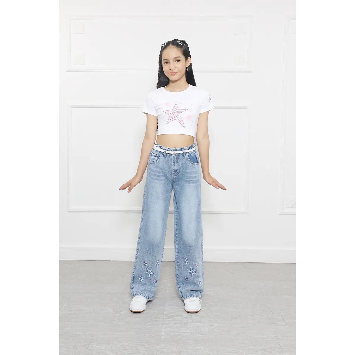 MINETTI KIDS - PANTALON STAR LUXE JEAN DE NIÑA