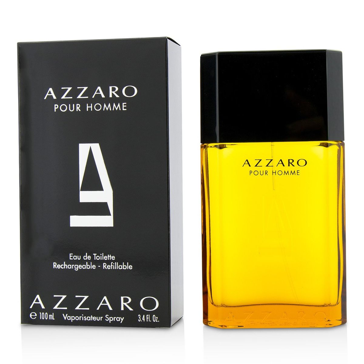 AZZARO - Pour Homme Eau De Toilette Refillable Spray - 100ml Azzaro