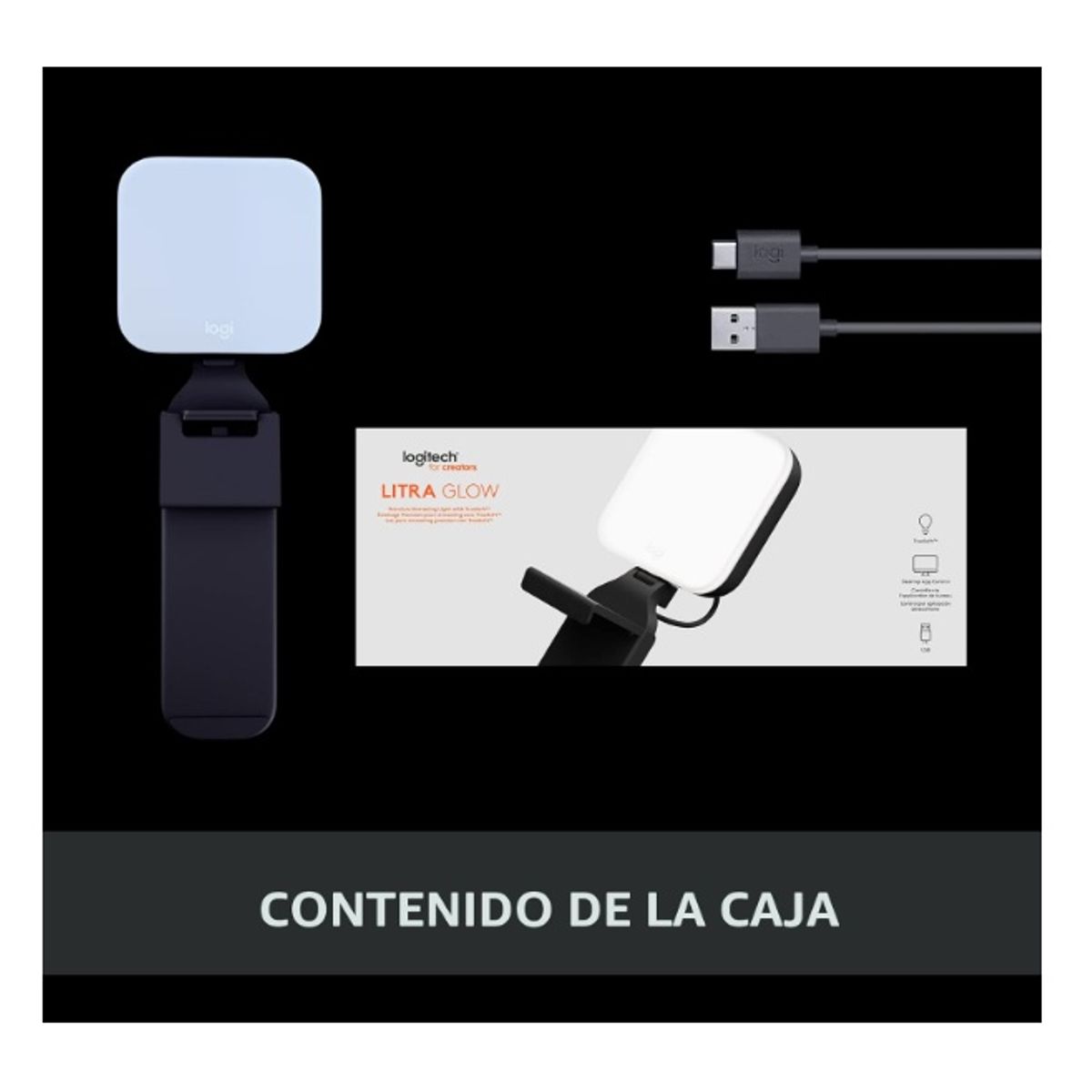 LOGITECH - Luz Led Logitech Litra Glow Para Streaming