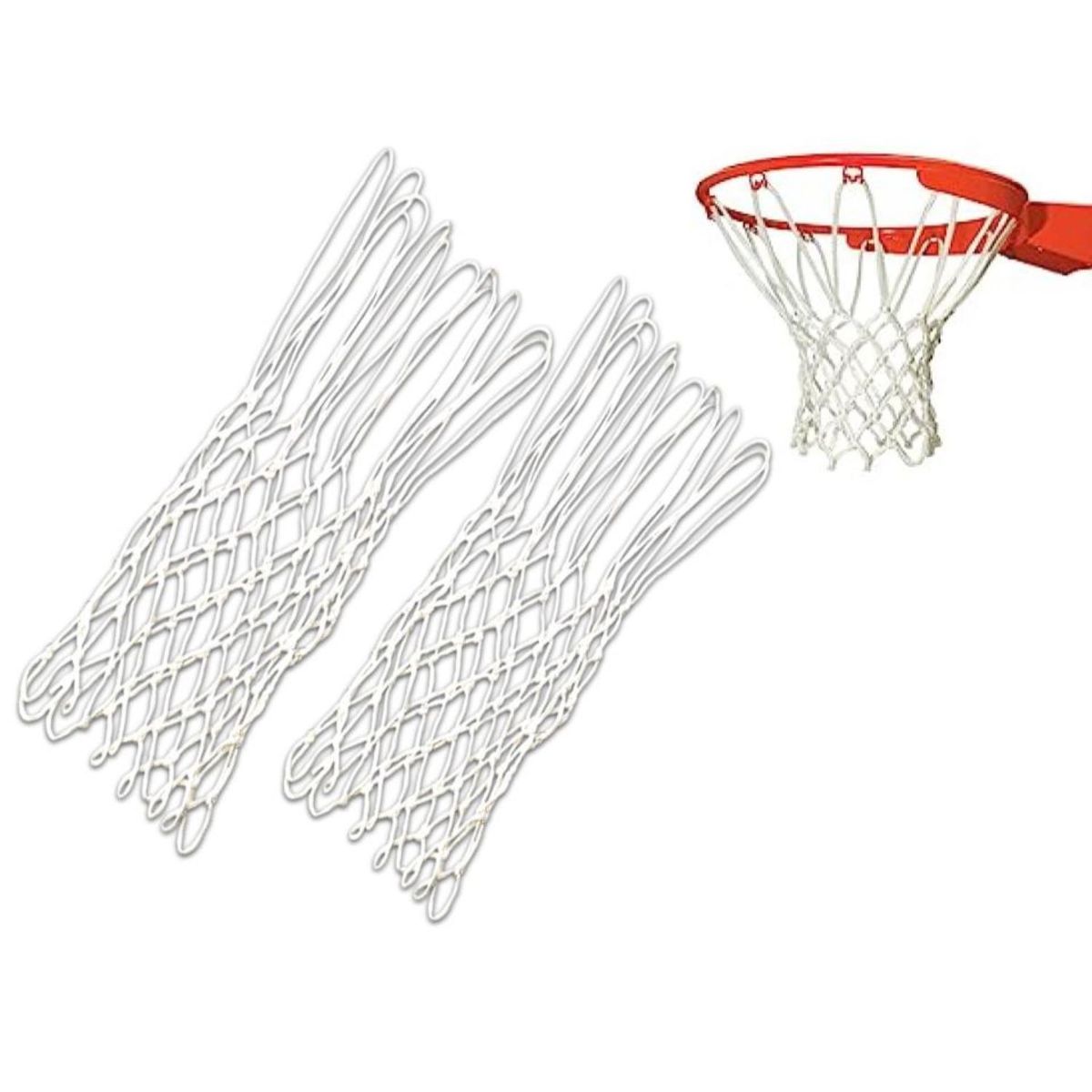 RED PARA ARO DE BÁSQUET 10 ENGANCHES BLANCO - 2pcs, marca GENERICO - Foto Principal