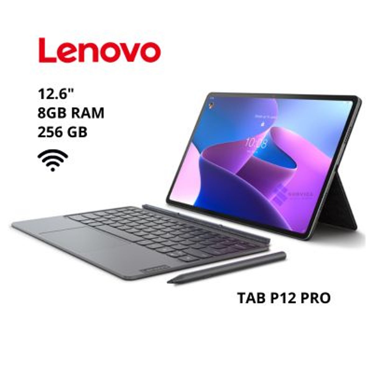 LENOVO - TABLET LENOVO P12 PRO SNAPDRAGON 870 3.2GHZ 8GB 256GB 12.6" ANDROID 11