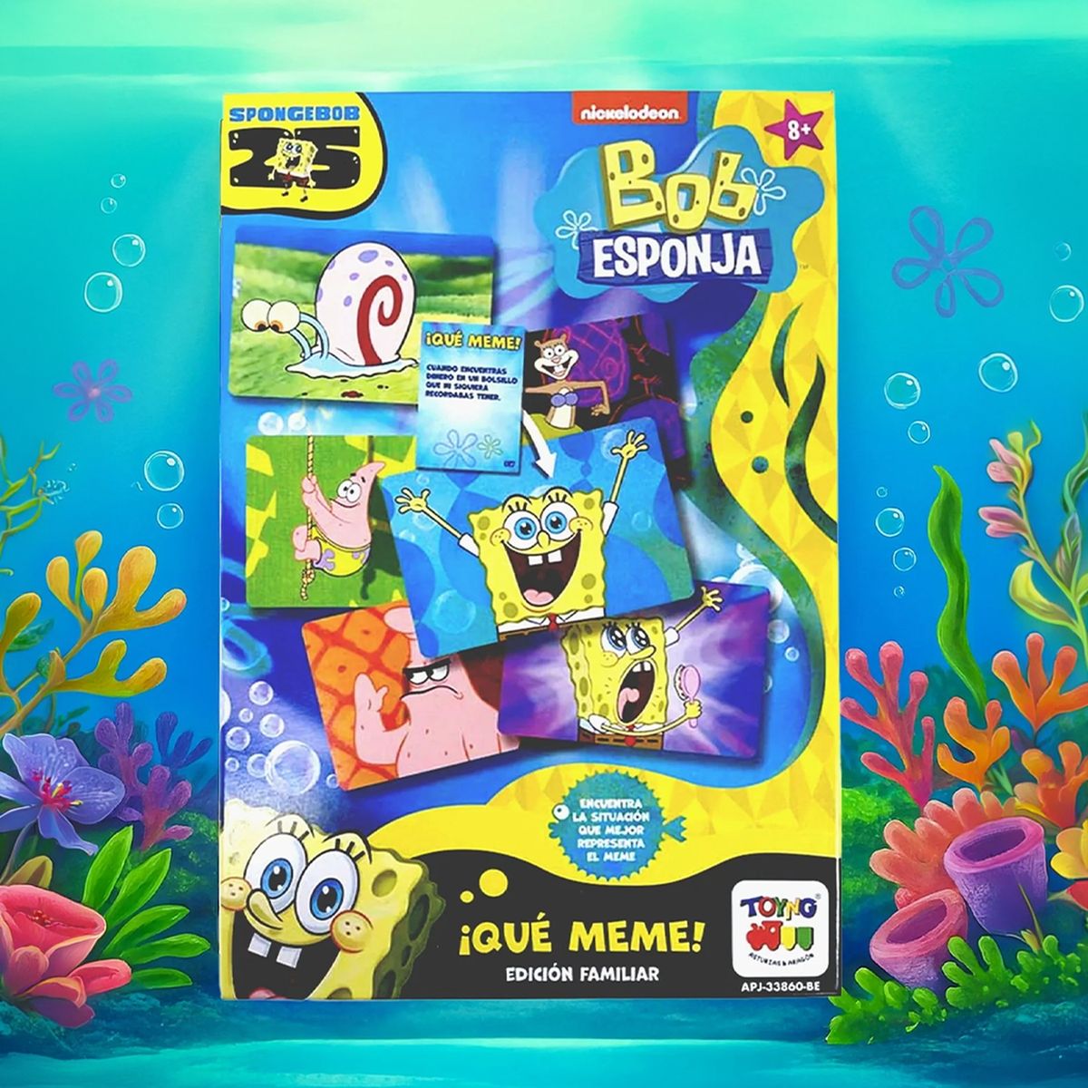 TOYNG - Juego de Mesa Que Meme - Bob Esponja - Perú
