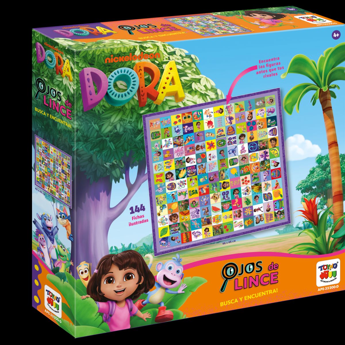 TOYNG - Juego de Mesa Ojos De Lince - Dora La Exploradora