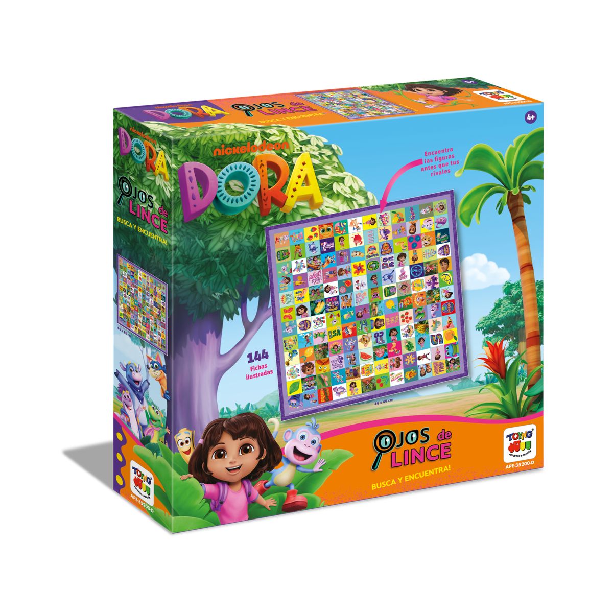 TOYNG - Juego de Mesa Ojos De Lince - Dora La Exploradora