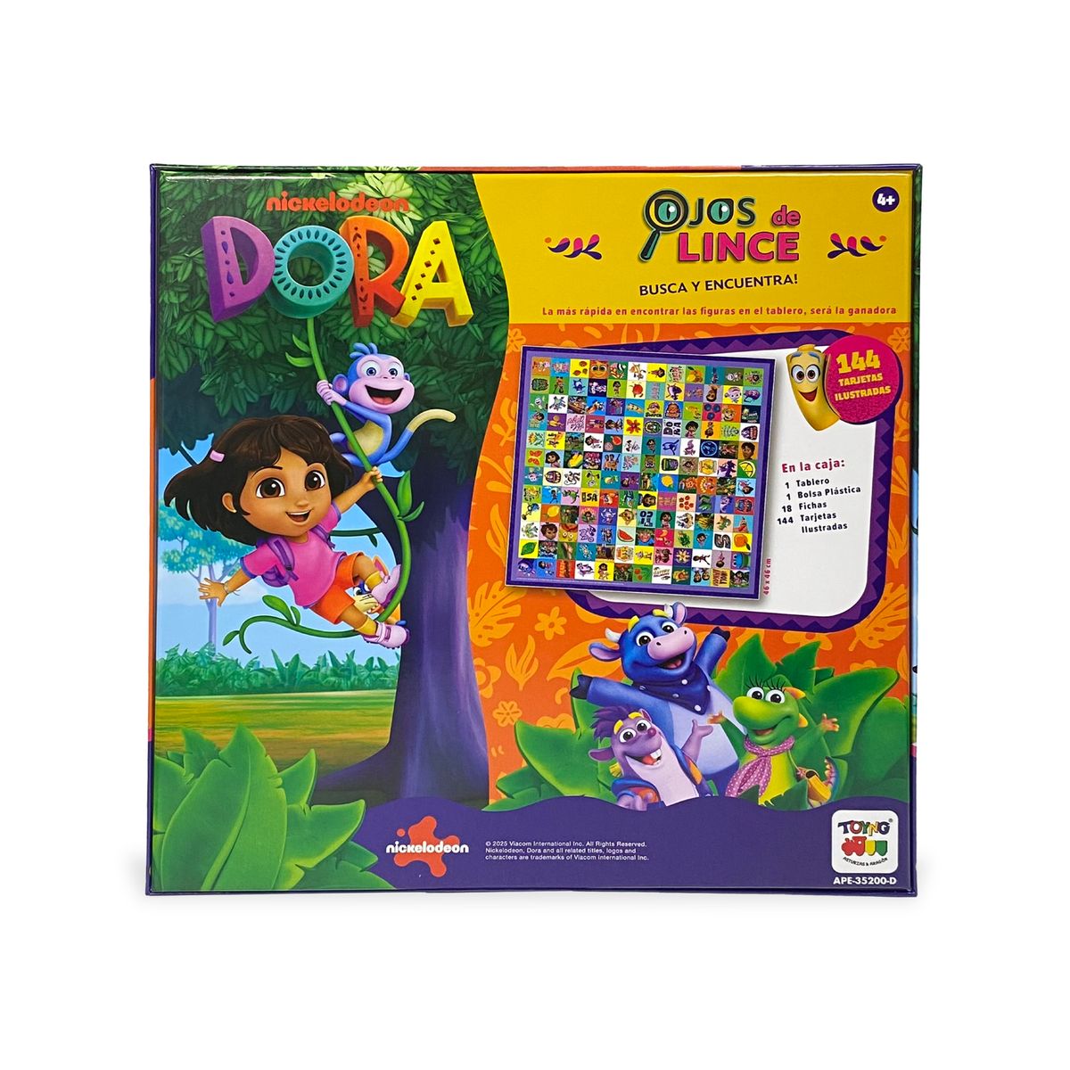 TOYNG - Juego de Mesa Ojos De Lince - Dora La Exploradora