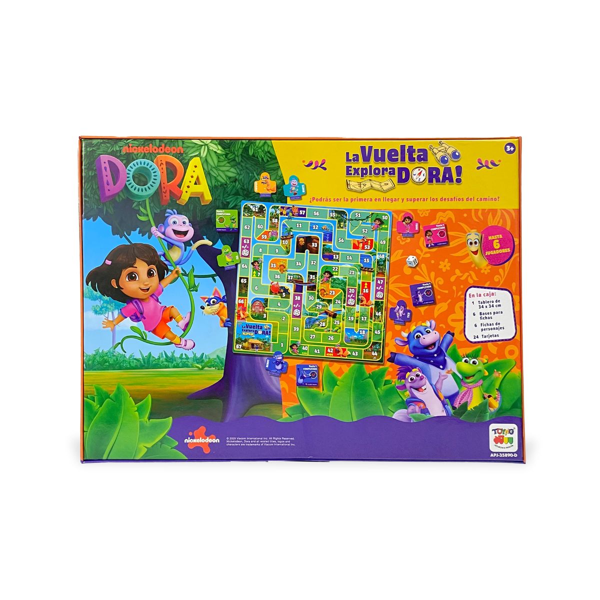 TOYNG - Juego de Mesa La Vuelta Explora Dora - Dora La Exploradora