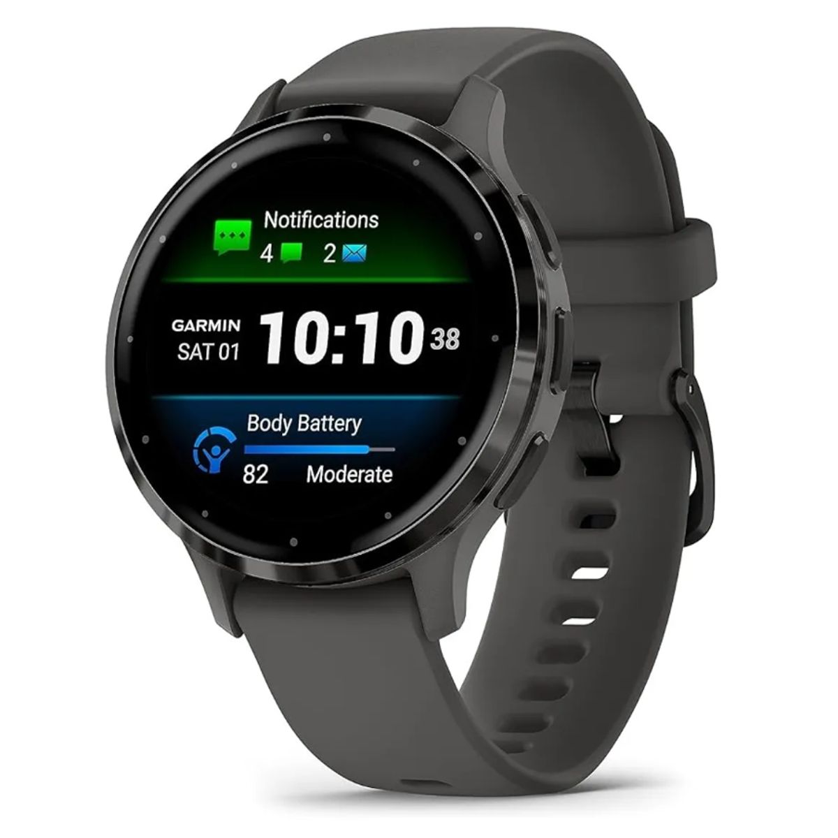 GARMIN - Garmin Venu 3S – Smartwatch Fitness GPS Slate/Negro 41mm (Reacondicionado)