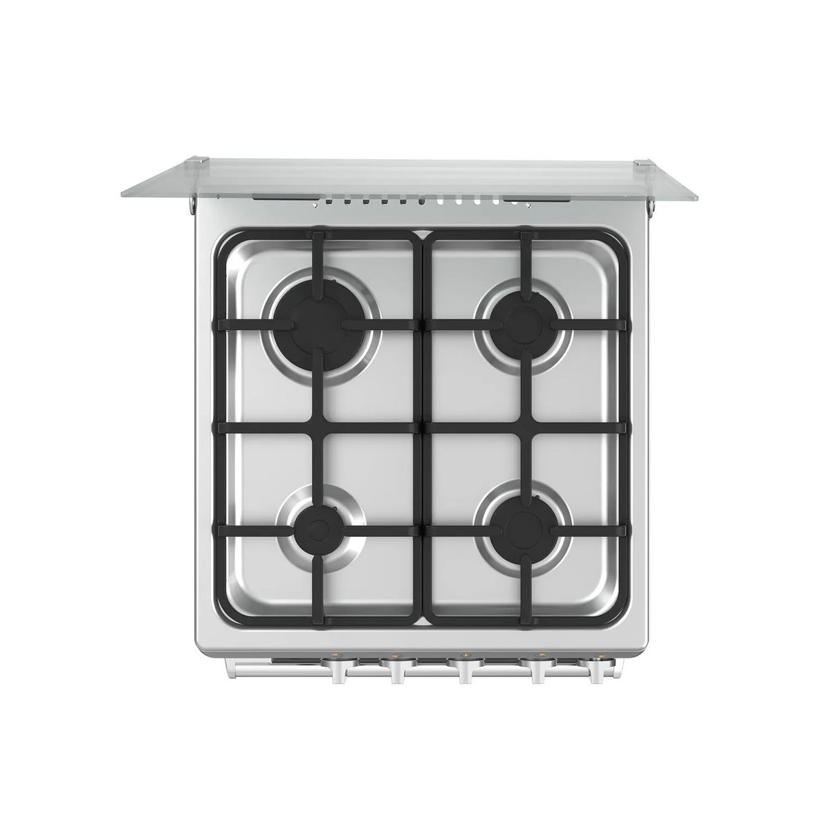 MIDEA - Cocina a Gas MIDEA  4 Quemadores MGS20F0LJAGG SILVER