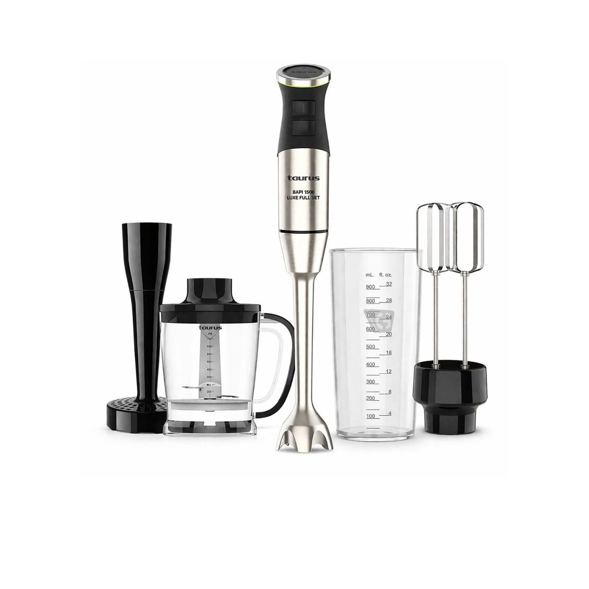 TAURUS - Batidora de Inmersión Mod. Bapi 1500 Luxe Full Set