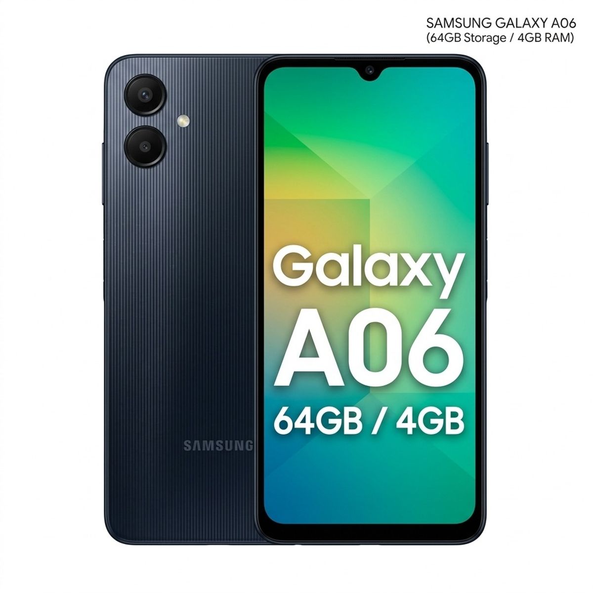 SAMSUNG - CELULAR SAMSUNG GALAXY A06 64GB 4GB RAM - BLACK