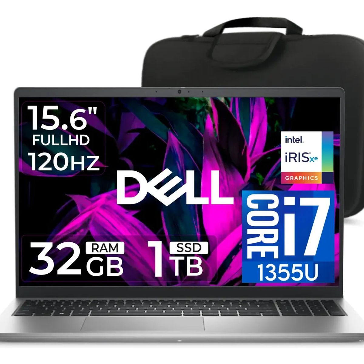 DELL - Laptop Dell Dc15250 15.6 FHD Core i7-1355u 32gb Ram 1tb Ssd, intel xe graphics