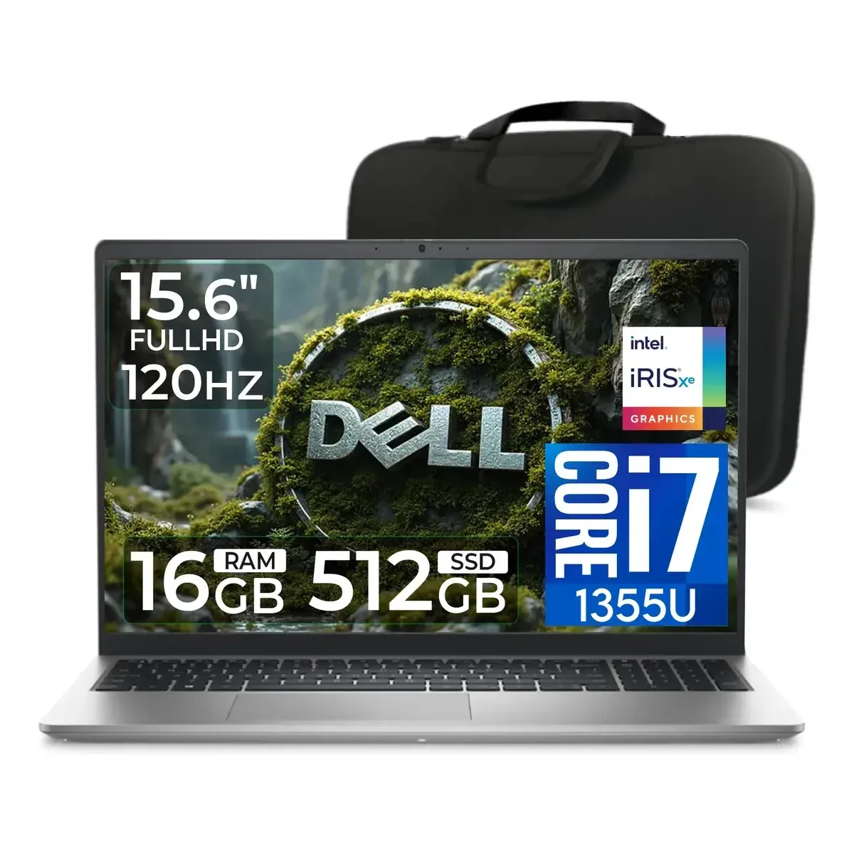Dell - Laptop Dell Dc15250 Core i7-1355u 16gb Ram 512gb Ssd, intel xe graphics 15.6 fhd.