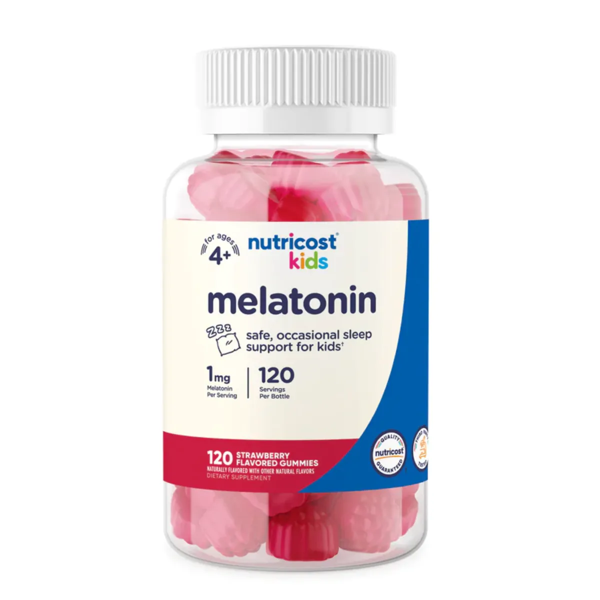 Nutricost - Kids Melatonin 1 mg Gummies Gomitas de Melatonina para ninos de 1 mg