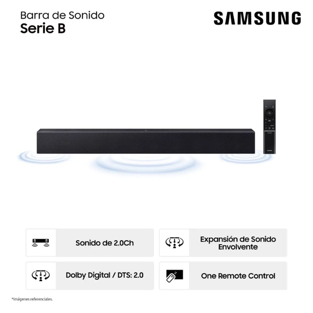 SAMSUNG - Soundbar Samsung Hw-b400f