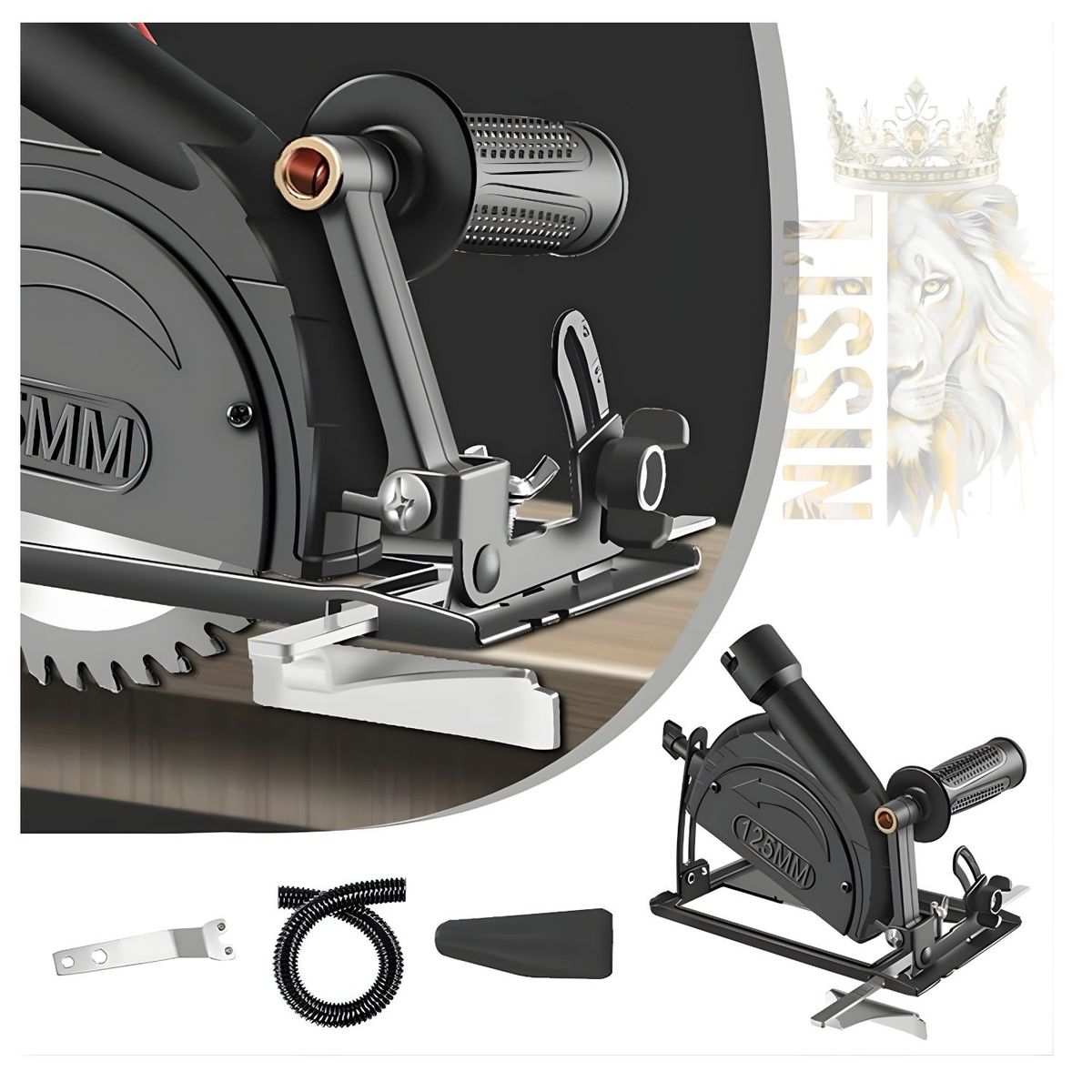 ROHS - ADAPTADOR CONVERTIDOR DE AMOLADORA 45 GRADOS A MAQUINA DE CORTE