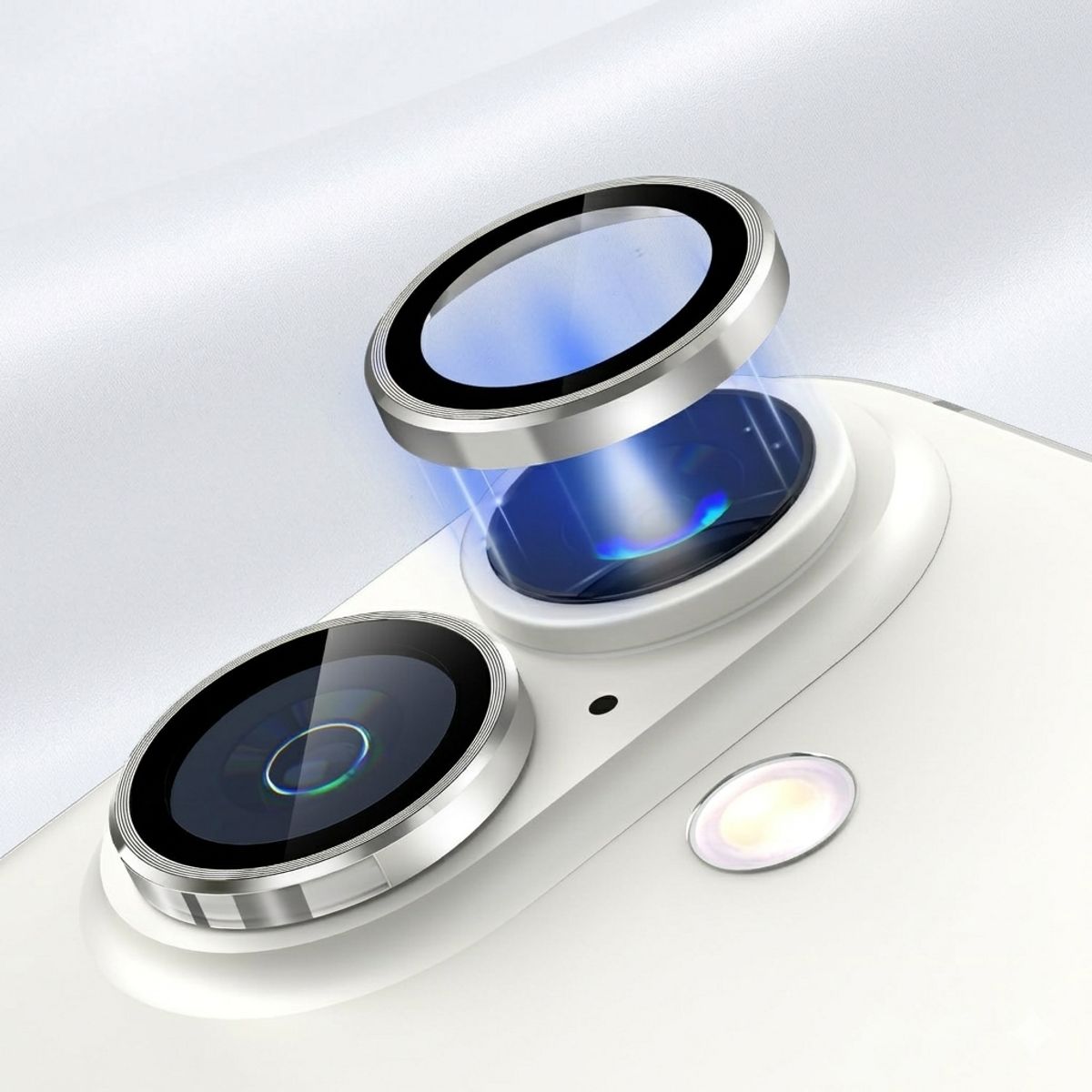 GENERICO - Mica de cámara para iPhone 17 titanium