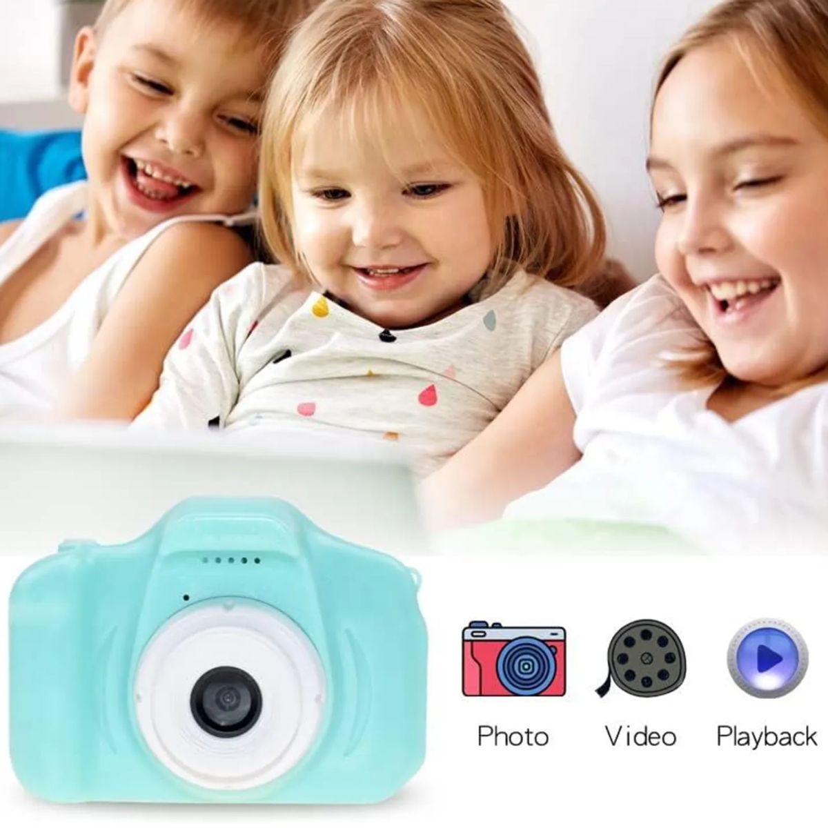 GENERICO - Cámara Digital para Niños Fotos Videos FULL HD - Colores Aleatorios Para Niños