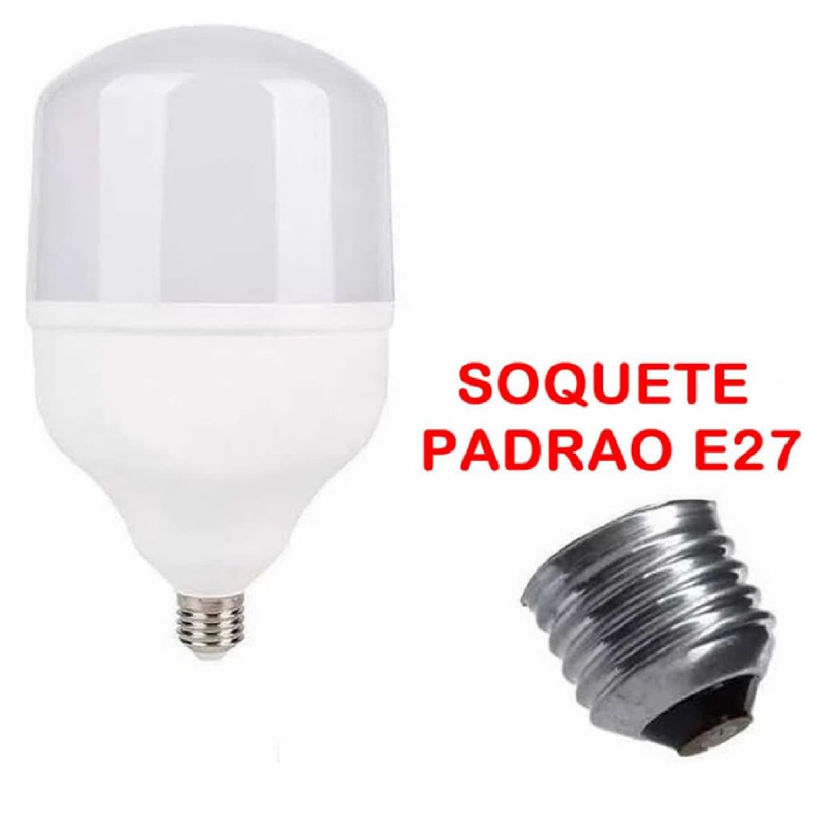 GENERICO - BOMBILLA FOCO LED DE 50W LUZ FRIA E27