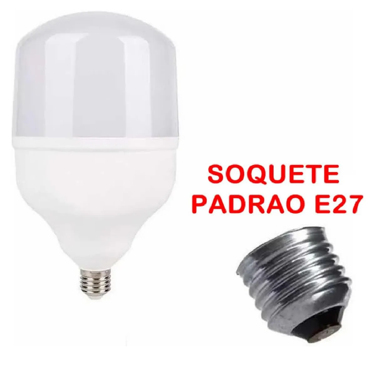 GENERICO - BOMBILLA FOCO LED DE 50W LUZ FRIA E27
