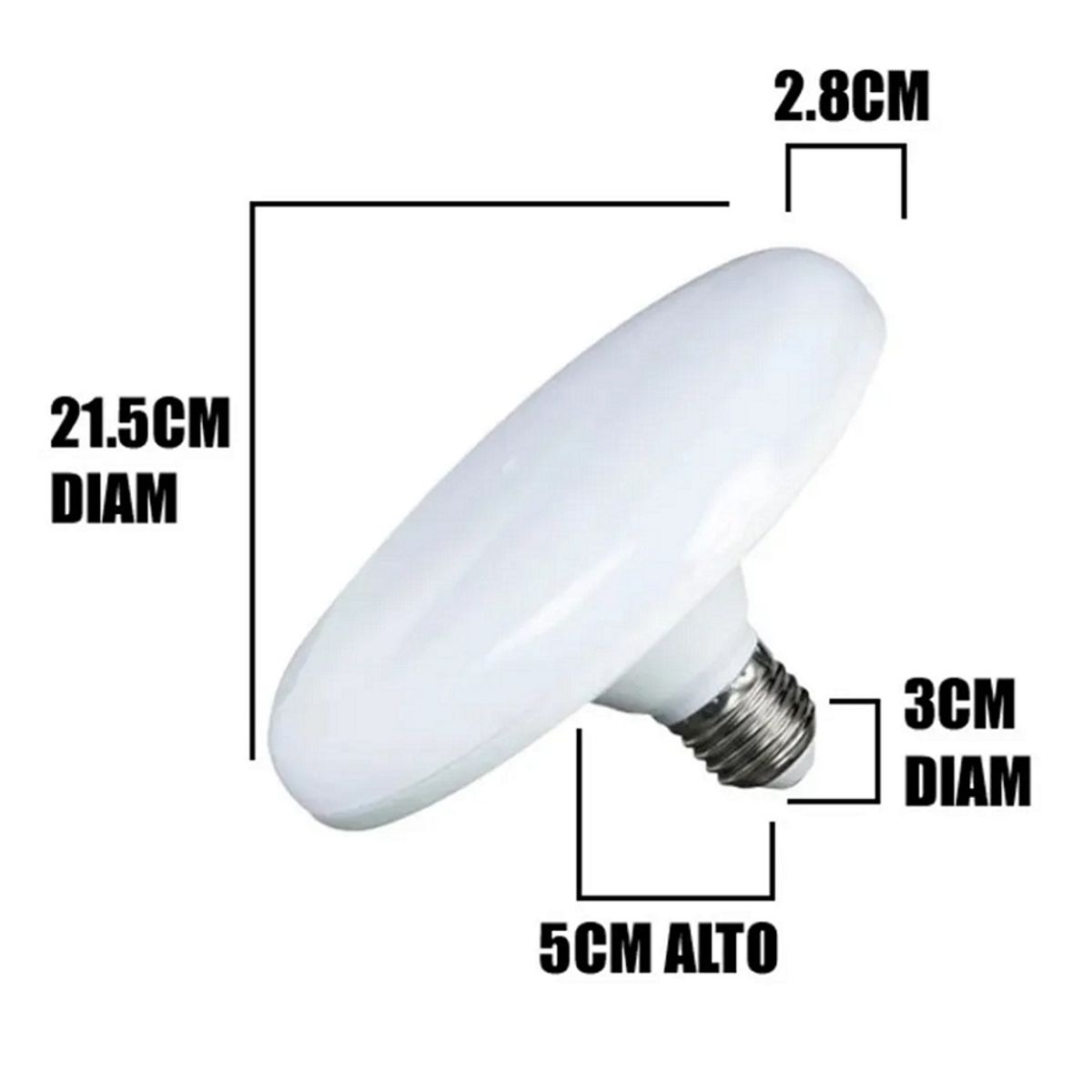 GENERICO - LED 70W MANGO Luz Blanca  7200 K 4050 Lúmenes
