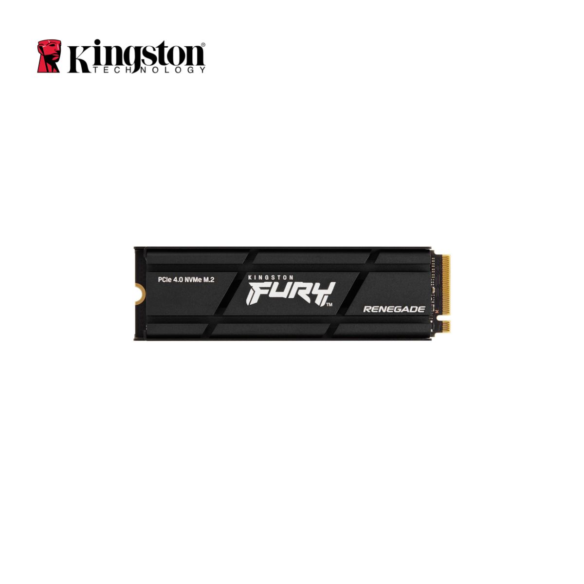 KINGSTON - Unidad en Estado Sólido Kingston FURY Renegade 2TB M.2 2280 PCIe 4.0 x4 NVMe SSD con Disipador (SFYRDK/2000G)